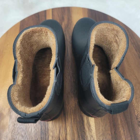 Chooka Plush Waterproof Bainbridge Chelsea Black Ankle Boot 8 - Picture 5 of 8
